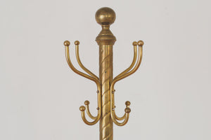 Vintage Brass Coat Rack