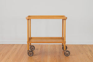 MCM Wood Bar Cart