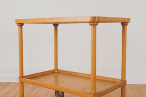 MCM Wood Bar Cart