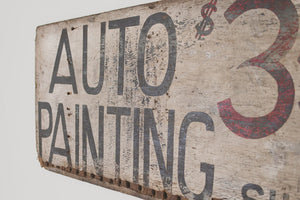 Antique Auto Shop Sign
