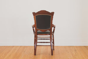 Vintage Black Leather Chair