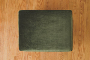 HS Collection Velvet Ottoman