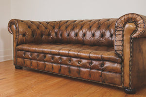 Antique Leather Chesterfield