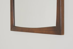 MCM Walnut Mirror