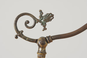 Gold Art Nouveau Lamp