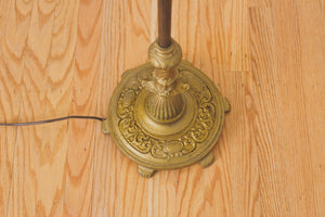 Gold Art Nouveau Lamp