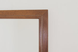 MCM Walnut Mirror