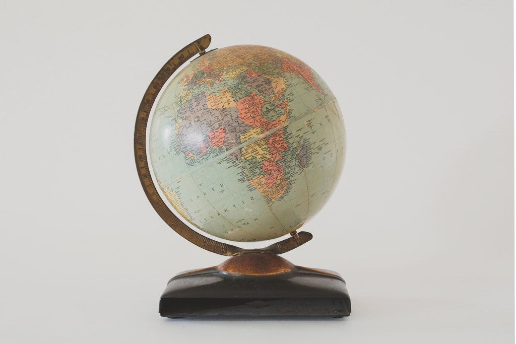 Vintage World Globe