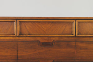 MCM Walnut Lowboy Dresser