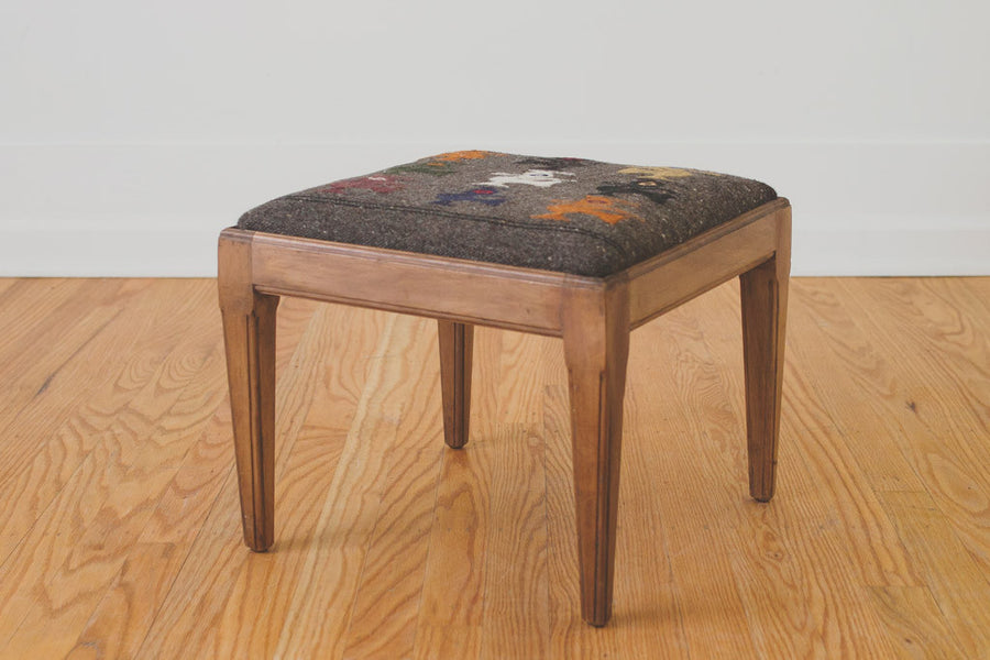 Vintage Kilim Ottoman