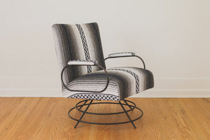 MCM Blanket Rocking Chair