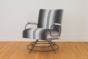 MCM Blanket Rocking Chair