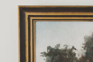 Vintage Lake House Painting