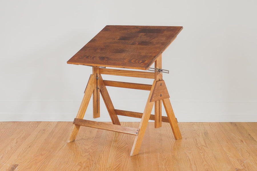 Vintage Industrial Drafting Table