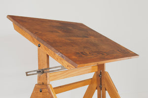 Vintage Industrial Drafting Table