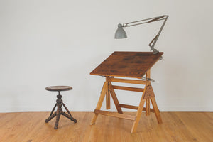 Vintage Industrial Drafting Table