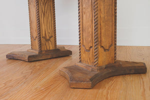 Vintage Oak Dining Table