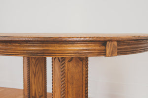 Vintage Oak Dining Table