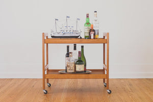 MCM Teak Bar Cart
