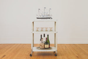 Vintage Steel Bar Cart