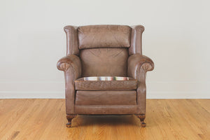 HS Collection Leather Club Chair