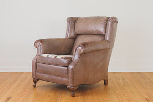 HS Collection Leather Club Chair