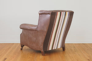 HS Collection Leather Club Chair