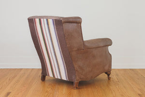 HS Collection Leather Club Chair