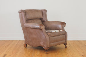 HS Collection Leather Club Chair