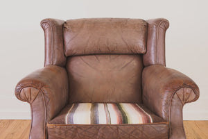 HS Collection Leather Club Chair