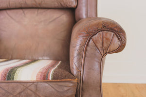 HS Collection Leather Club Chair