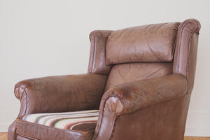 HS Collection Leather Club Chair
