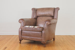 HS Collection Leather Club Chair