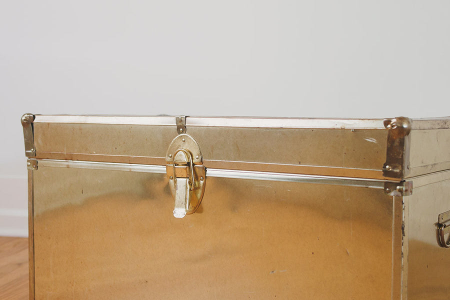 Brass Trunk Coffee Table