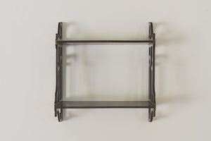 Vintage Carved Walnut Shelves