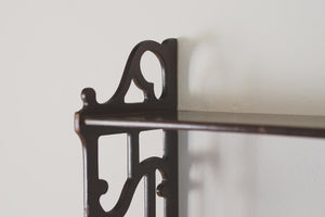 Vintage Carved Walnut Shelves