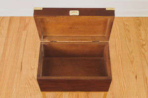 Campaign Trunk Side Table
