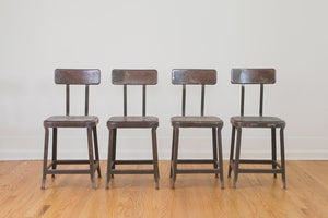 Industrial Shop Chair Set