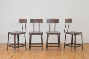 Industrial Shop Chair Set