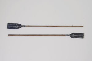 Vintage Wood & Metal Oars