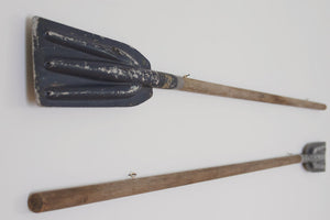 Vintage Wood & Metal Oars