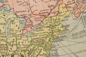 1939 North America Map