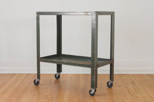 Steel Industrial Bar Cart