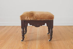 Deer Hide Ottoman