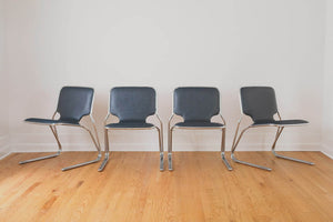 MCM Chrome Dining Chairs