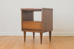 MCM Walnut Side Table