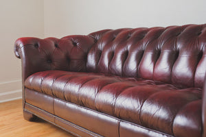 English Leather Chesterfield