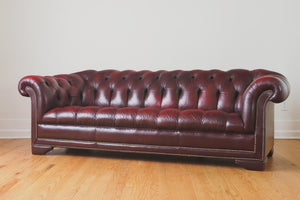 English Leather Chesterfield