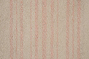 Vintage Cream Wool Blanket