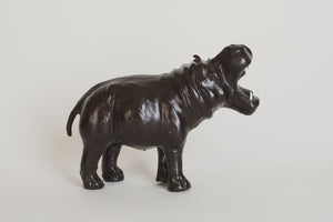 Vintage Leather Hippopotamus